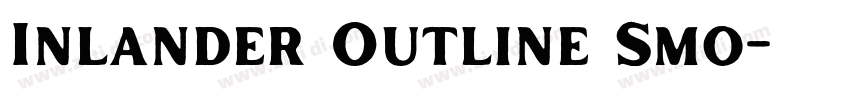 Inlander Outline Smo字体转换